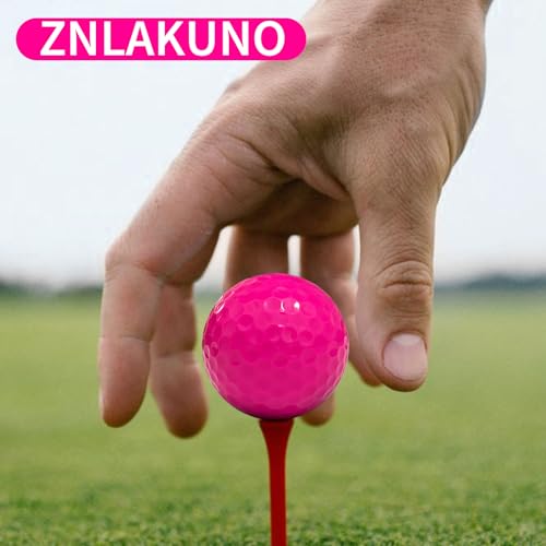 High-Visibility Golf Balls for Long Distance - Magenta 3pcs