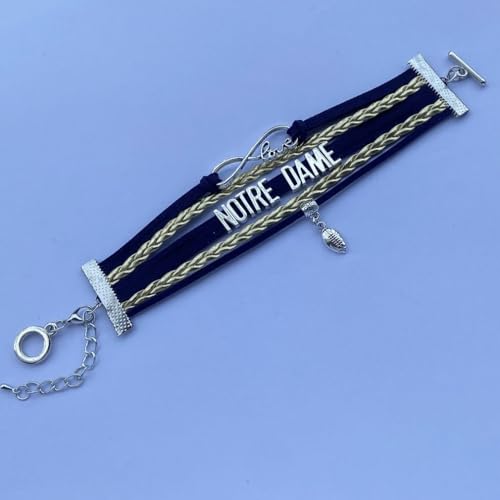 DOLON Infinity Love Notre Dame Bracelet - College Football Gift