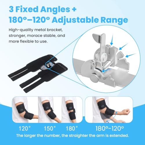 Sylong Black M Cubital Tunnel Syndrome Elbow Brace for Ulnar Nerve Support