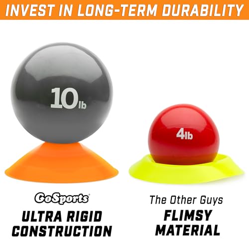 Agility Training Cones - 20 Pack in Orange with Tote Bag