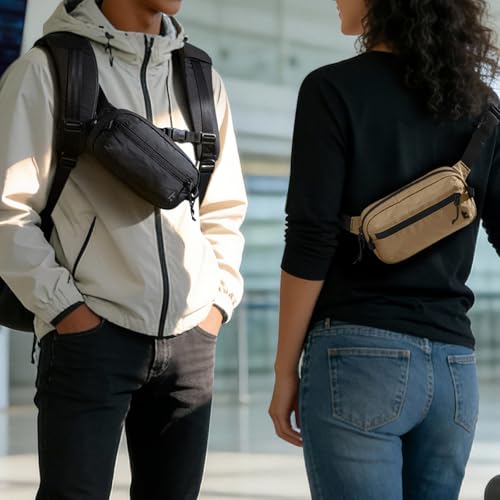 1.5L Sling Bag with RFID Blocking - Water-Resistant Crossbody Pack