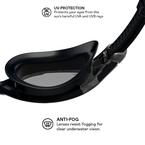 Speedo Unisex Adult Swim Goggles Hydrosity Black/Oxid Grey/Smoke 2.0