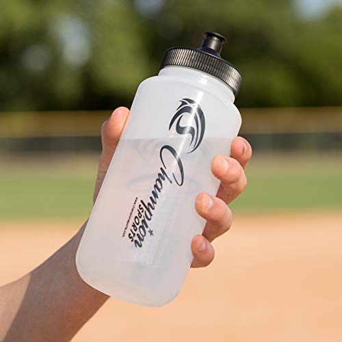 Squeeze Water Bottle - 32 Oz Durable Sports Hydration Bottle