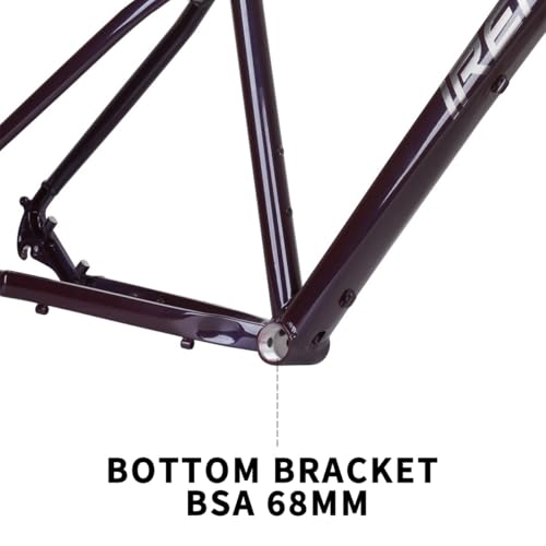 27.5/29er Mountain Bike Frame - Aluminum Hardtail Disc Brake - Purple 17"/19"