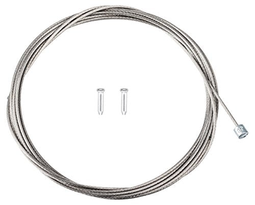Slick Stainless Steel Shift Cable Set for Bikes - 2.3m