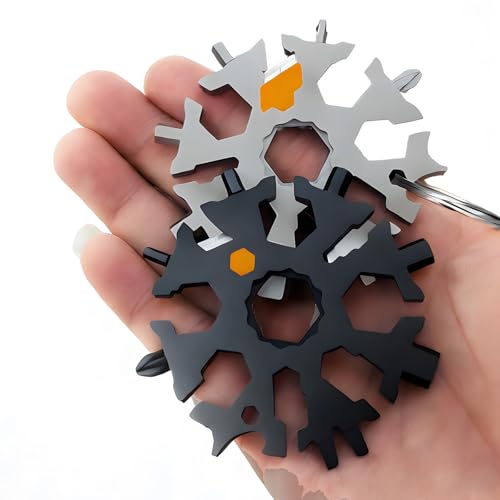 35-in-1 Snowflake Multi Tool - Silver Christmas Gift for Men