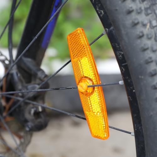 4-Pack Bicycle Wheel Spoke Reflectors - Safety Night Cycling Accessories