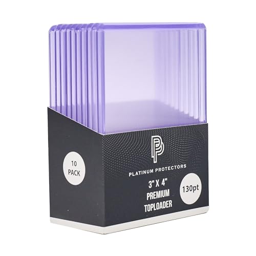 Toploader Card Protectors - 10-Count 130pt Trading Card Sleeves
