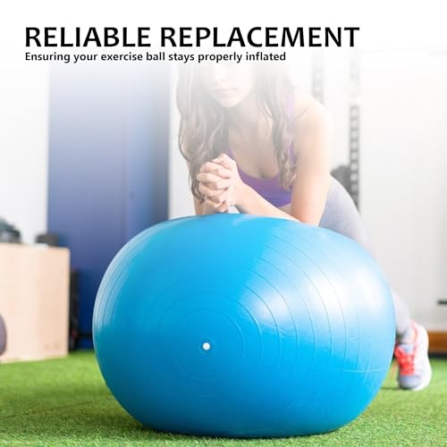 6-Piece Yoga Ball Plug Replacement Set with Air Stopper Remover Tool