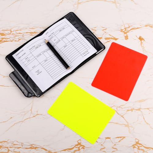 Soccer Referee Kit with Yellow & Red Cards - 1 Set