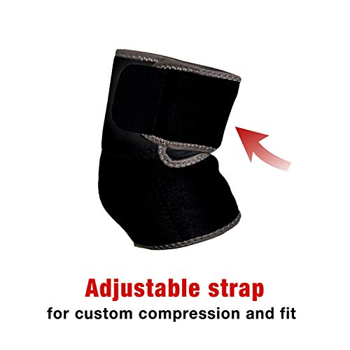 Adjustable Compression Elbow Support - One Size Neoprene