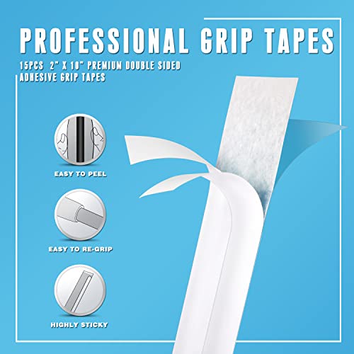 Golf Club Grip Repair Kit - 4-in-1 with Tape, Solvent & Vise Clamp