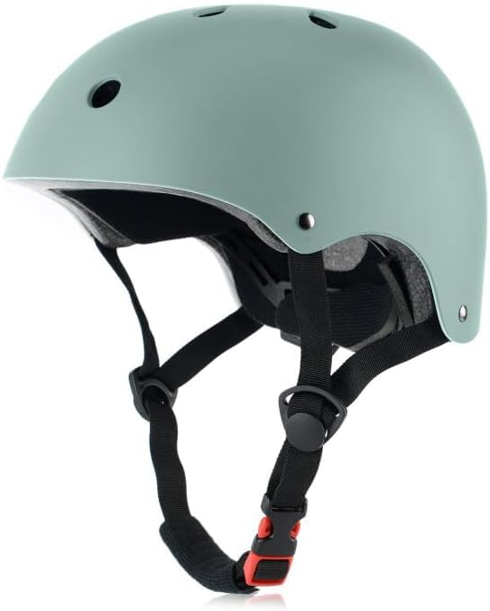 Skiennix Lightweight Adjustable Skateboard Bike Helmet - Multi-Sport Protection for All Ages