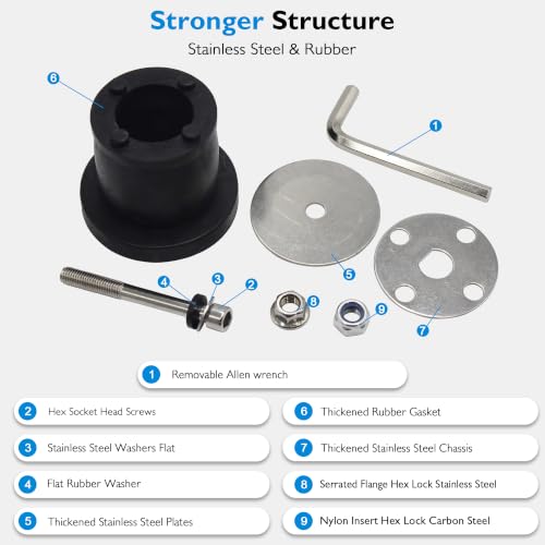 Expandable Rubber Pipe Plug 65-80mm | 2-9/16"–3-1/8" Sealing Cap for Sewer & Drainage