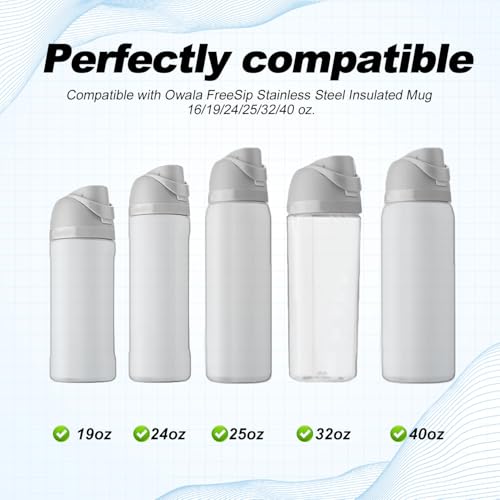 Owala Water Bottle Replacement Parts - Black, 9 Pieces
