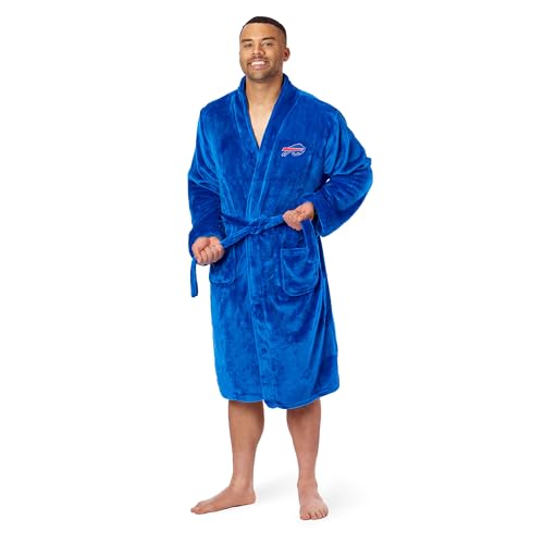 Unisex Silk Touch Bathrobe - New York Giants NFL Robe