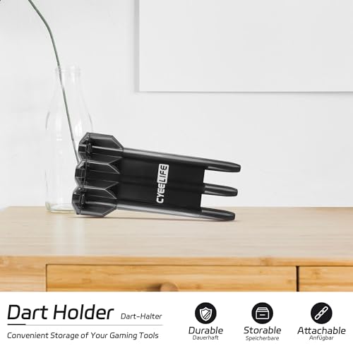 Adjustable Dart Carrying Case - Portable Storage Box for 3 Darts up to 17.3cm