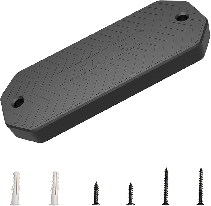 Gun Magnet 56 lbs - Magnetic Mount for Car, Desk & Wall - Black 1 Pack