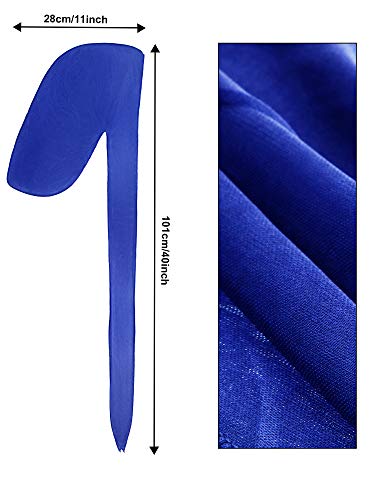 SATINIOR 8 Pack Silky Durags for Men Women - Long Tail, Wave Cap, 360 Waves Headwraps, Elastic Do Rags, Large Red Grey Black Blue
