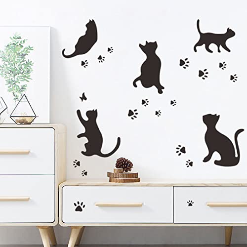 Wall Sticker and Decal , Black Cats
