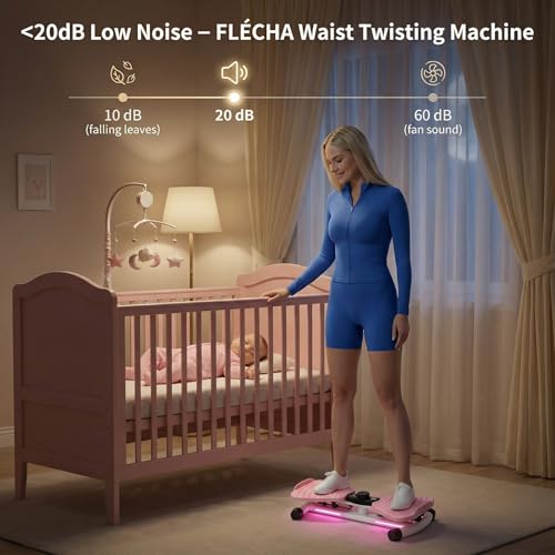 Waist Twister Exercise Machine with Digital Counter & Resistance Bands