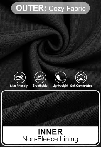 ALIMASHA Wide Leg Cotton Lounge Sweatpants Women Large Black Travel Pants