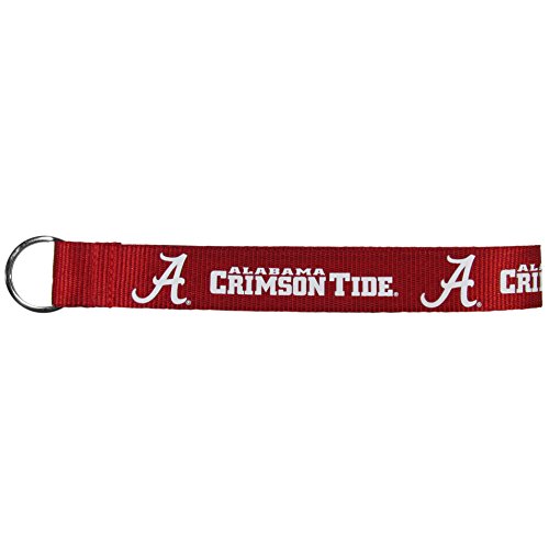 Alabama Crimson Tide Lanyard Key Chain - 8 Inch Red