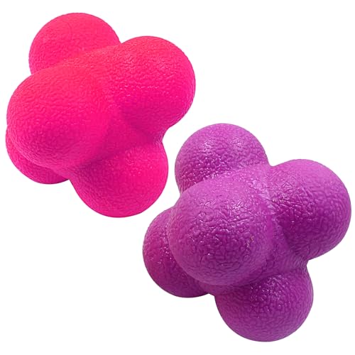 Agility Training Reaction Balls - 2 Pack Pink & Purple