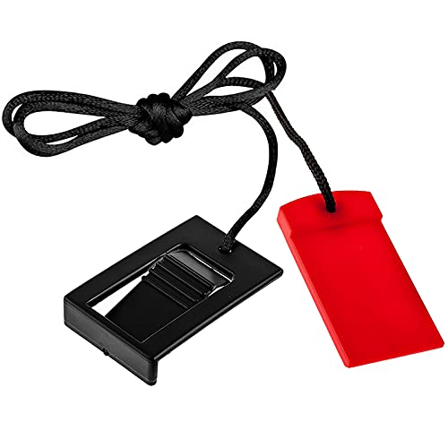 Treadmill Safety Key - Red Square for Most Treadmills