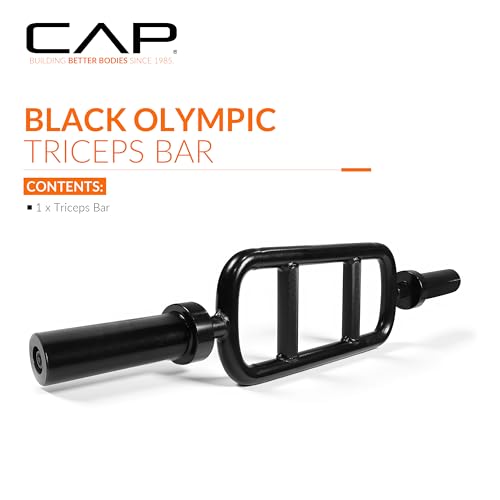 CAP 2-Inch Triceps Bar Olympic 200lb Capacity, Neutral Grip