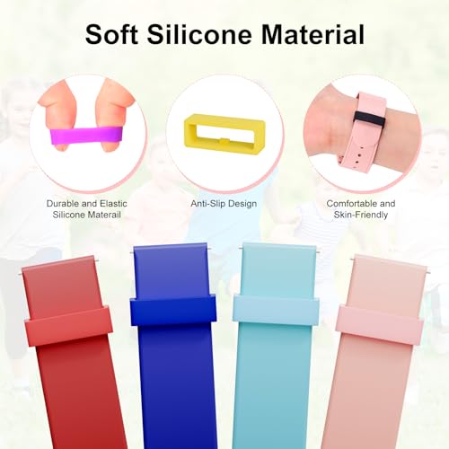 Silicone Band Keeper for Wrist Activity Trackers - Multi-Color