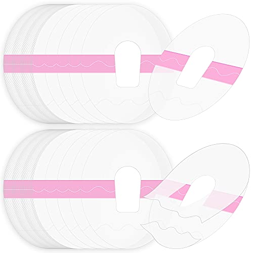100 Waterproof Adhesive Patches for Continuous Glucose Monitor - Pink