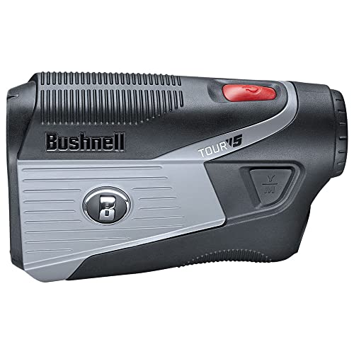 Golf Tour V5 Laser Rangefinder with BITE Magnetic Mount - Black