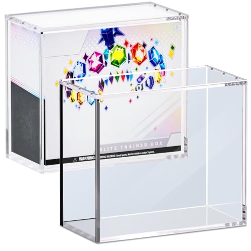 ETB Protector Case - 5mm Acrylic Display Box for Collectibles