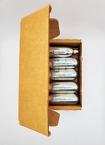 8 Gram CO2 Cartridges with Oiler - 10 Count Pack