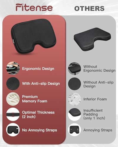 Memory Foam Rowing Machine Seat Cushion for Comfort & Support