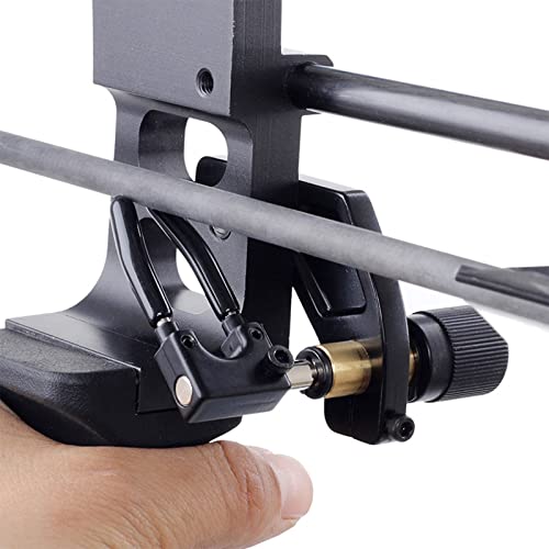 SOPOGER Black Arrow Rest for Recurve & Compound Bows - Hunting & Target Shooting