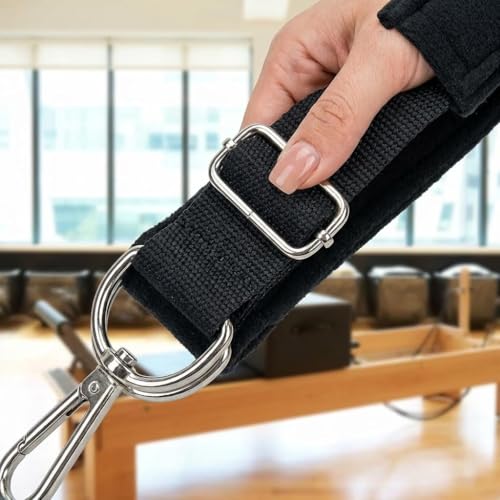 Cotton Pilates Reformer Straps - Hook & Tie Foot Leg Support