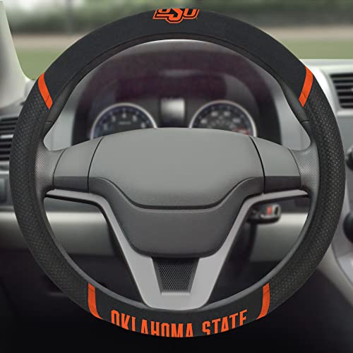 Embroidered Steering Wheel Cover - Oklahoma State Cowboys 15"