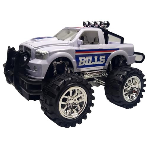 Buffalo Bills Monster Truck Toy - Push and Go Friction Powered, 1:18 Scale