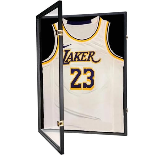Large Shadow Box Display Case for Sports Jerseys - 98% UV Protection