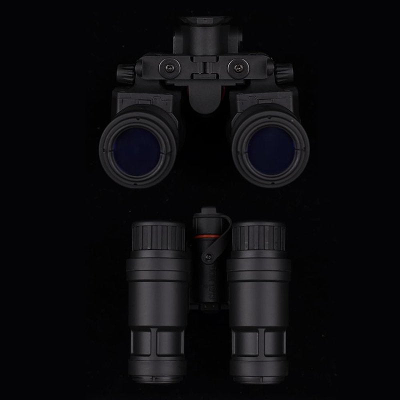 AN/PVS31 NVG Dummy Model,No Function Binocular Night Vision Goggle Model with Battery Case,for Tactical Hunting Cosplay
