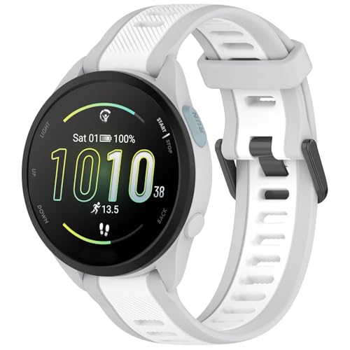 20mm Silicone Replacement Bands for Garmin Watch - White