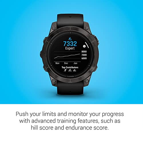 Garmin epix Pro (Gen 2) Sapphire Edition Smartwatch - 47mm Carbon Gray