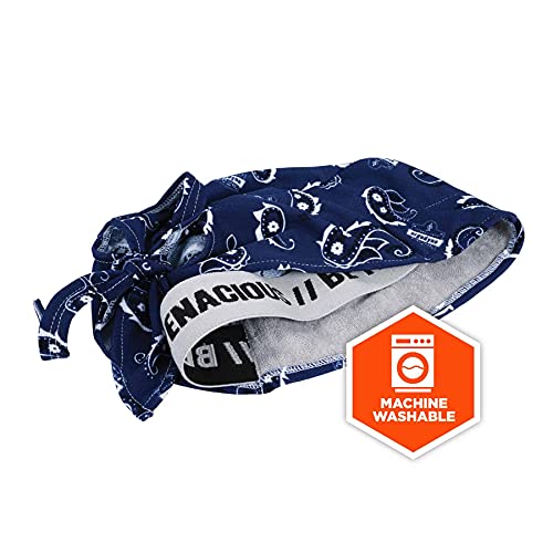 High-Performance Terry Cloth Bandana Do Rag - Navy Western