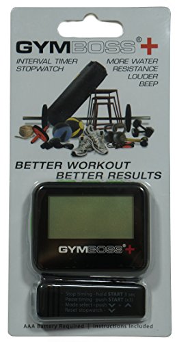 Compact Interval Timer & Stopwatch - Black/Green Softcoat