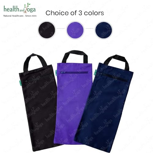 Yoga Sand Bags - Double Weight Bag with Waterproof Inner - Blue