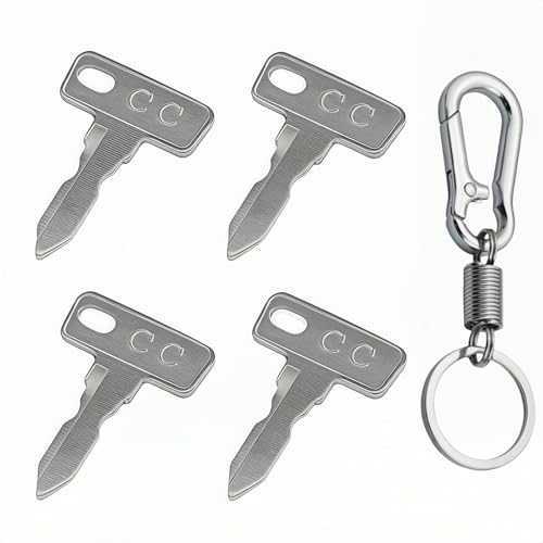 4-Pack Heavy Duty Golf Cart Key Set - Club Car OEM 1012505
