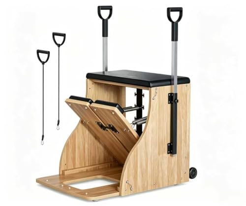 Wunda Pilates Chair - Combo Chair with Adjustable Resistance & Split Pedals