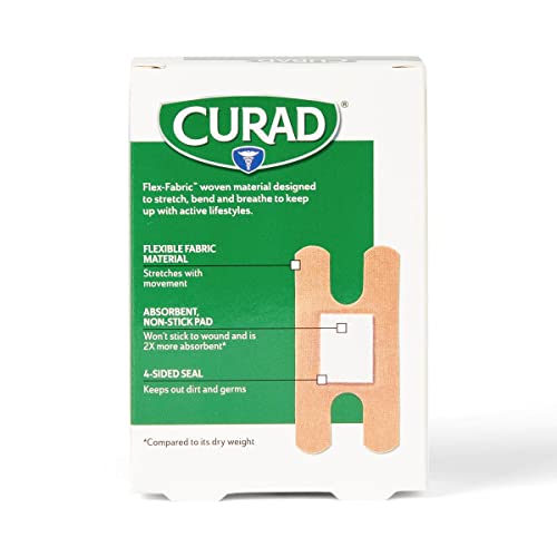 Flex-Fabric Finger & Knuckle Bandages - Assorted Sizes, Box of 20, 0.75"x3"